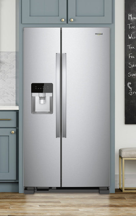 Whirlpool 21 Cu. Ft. Side-by-Side Refrigerator - WRS331SDHM