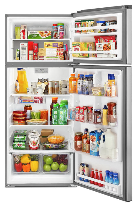 Whirlpool 18 Cu. Ft. Top-Freezer Refrigerator - WRT518SZFG