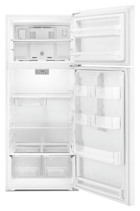 Whirlpool 18 Cu. Ft. Top-Freezer Refrigerator - WRT518SZFW