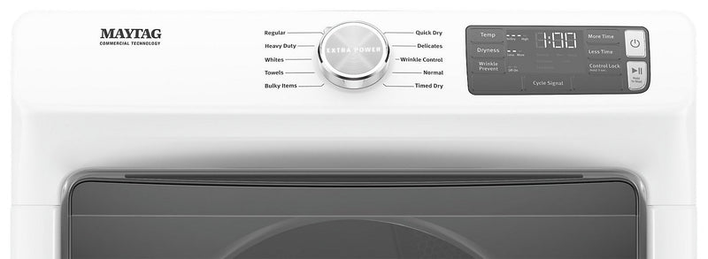 Maytag 7.3 Cu. Ft. Front-Load Gas Dryer with Extra Power – MGD5630HW