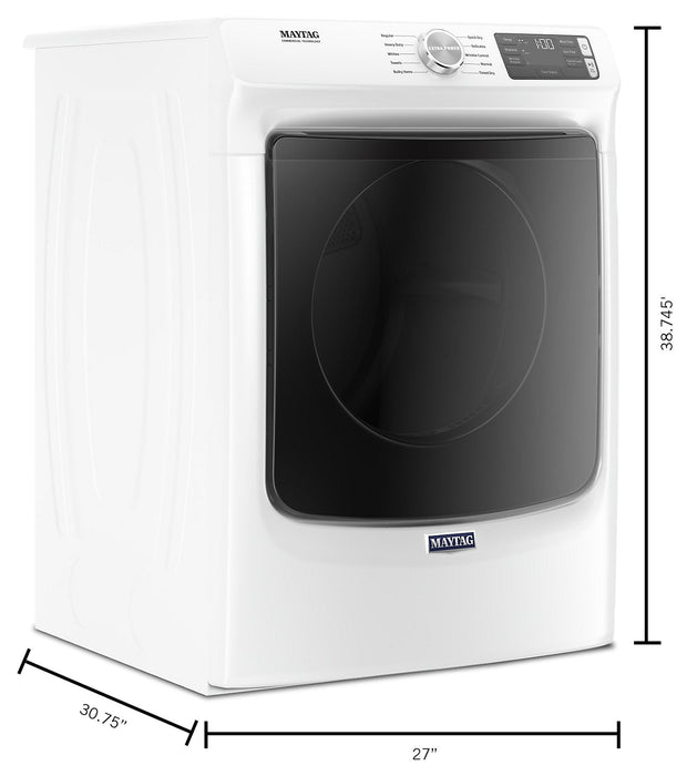 Maytag Front-Load 5.2 Cu. Ft. Washer with Extra Power and 7.3 Cu. Ft. Electric Dryer – White