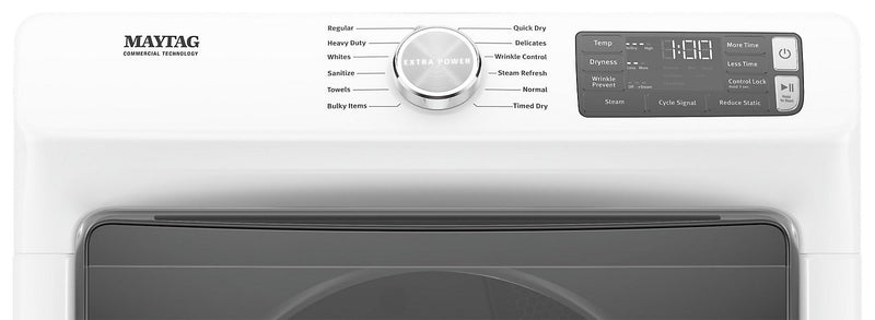 Maytag 7.3 Cu. Ft. Front-Load Electric Dryer with Extra Power and Steam – YMED6630HC