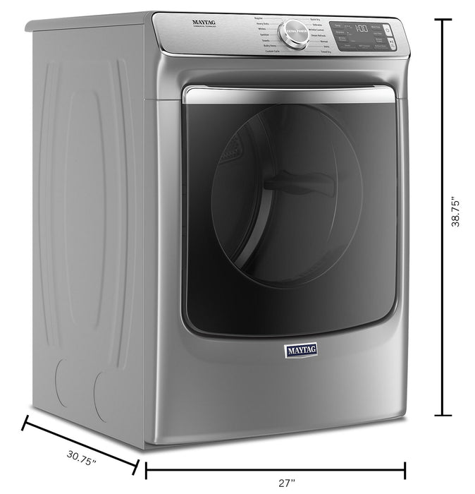 Maytag 7.3 Cu. Ft. Smart Front-Load Gas Dryer with Extra Power and Steam – MGD8630HC