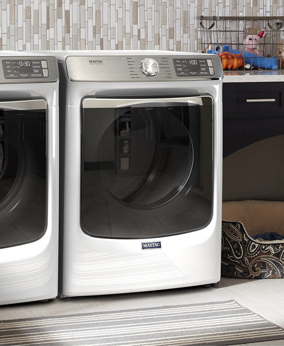 Maytag 7.3 Cu. Ft. Smart Front-Load Electric Dryer with Extra Power and Steam – YMED8630HW