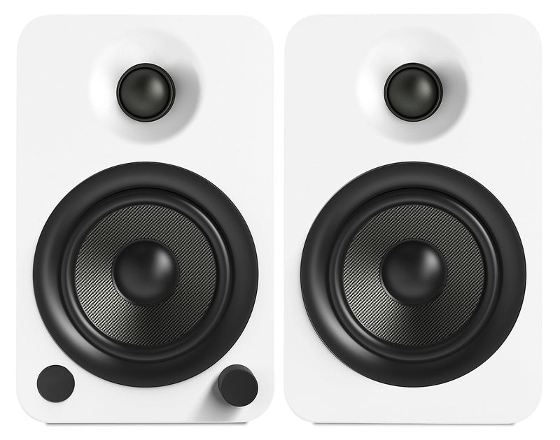 Kanto YU4 Powered Bluetooth Bookshelf Speakers with Phono Preamp for Turntable - YU4MW