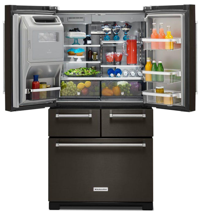 KitchenAid 25.8 Cu. Ft. Multi-Door Refrigerator – KRMF706EBS