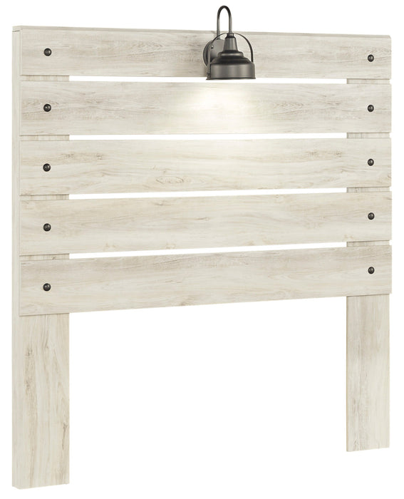Abby Full Headboard - White