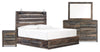 Abby 6-Piece King Bedroom Package with Side Storage - Brown