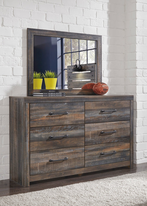 Abby 6-Piece King Bedroom Package with Side Storage - Brown