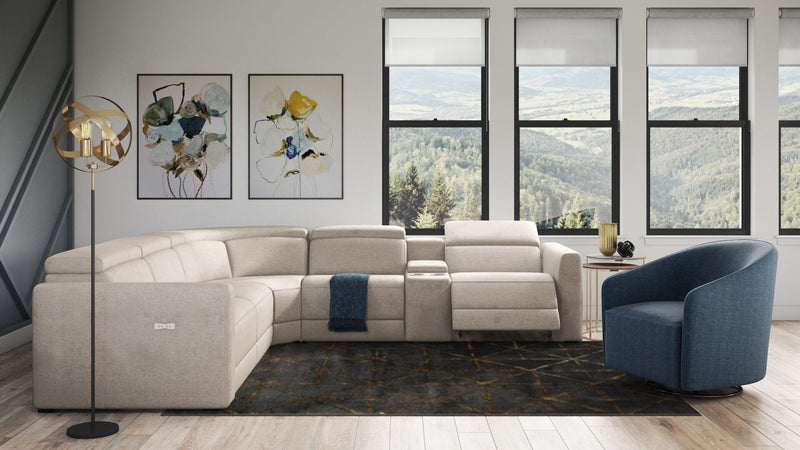 Adelaide 6-Piece Power Reclining Sectional - Grey