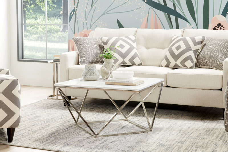 Amanda Coffee Table - Marble Carrara
