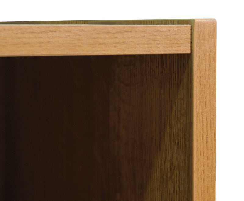 Boston 5-Shelf Bookcase – Highland Oak