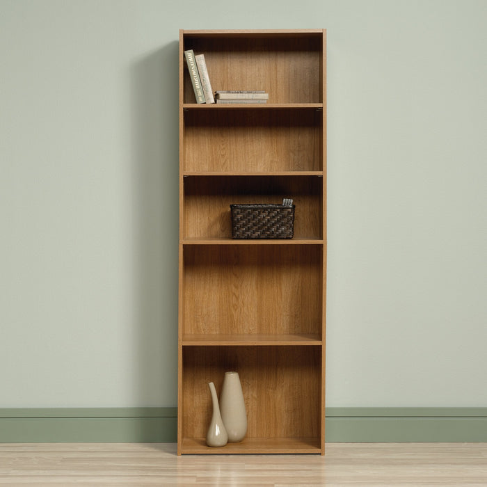Boston 5-Shelf Bookcase – Highland Oak