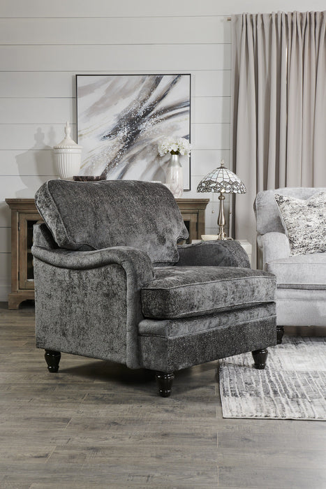 Bellmont Chenille Chair - Charcoal