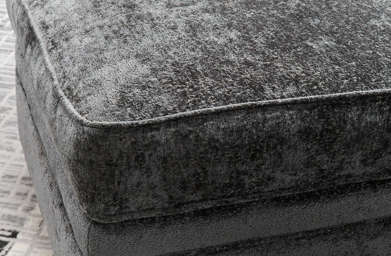 Bellmont Chenille Ottoman - Charcoal