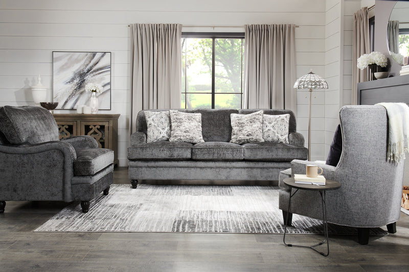 Bellmont Chenille Sofa - Charcoal