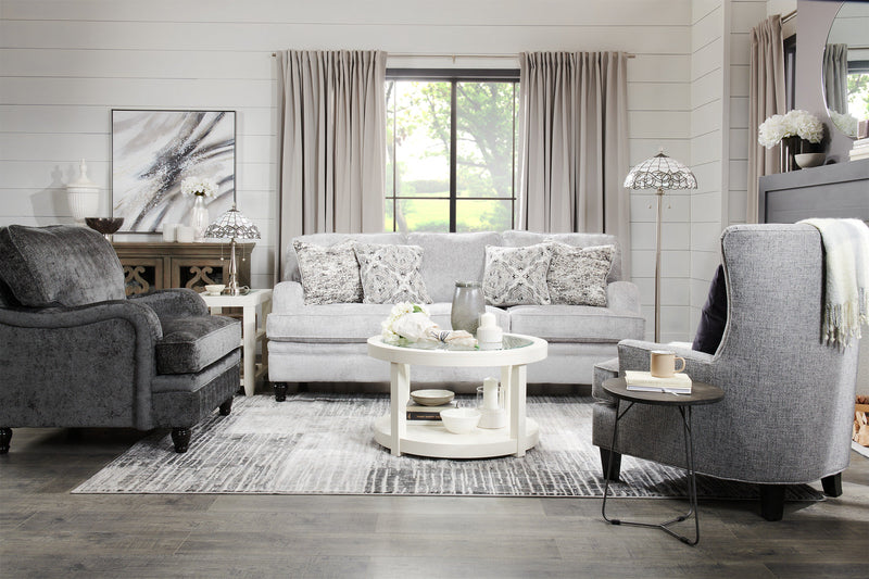 Bellmont Chenille Sofa - Platinum
