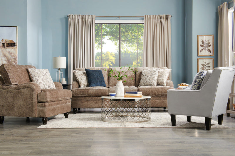 Bellmont Chenille Sofa - Toffee