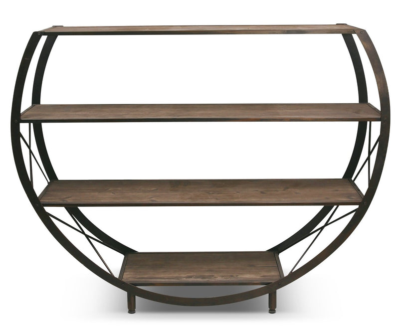 Santa Monica Circle Bookcase