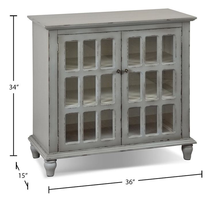 Bray Accent Cabinet - Antique Grey