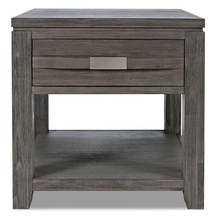 Bronx End Table - Grey