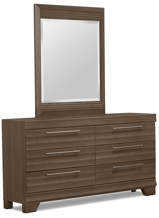 Olivia 6-Piece Queen Storage Bedroom Package - Grey