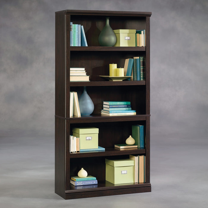 Florida Bookcase with Five Shelves - Jamocha Wood