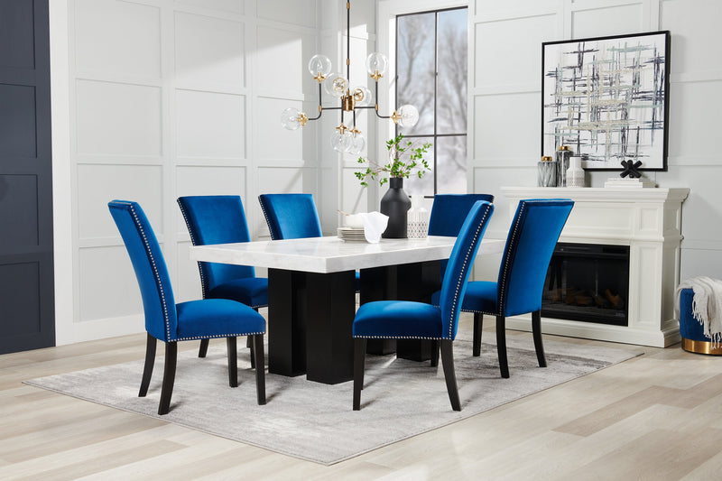 Cami 7-Piece Dining Set - Blue