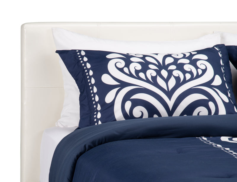 Chase Full Bed - White