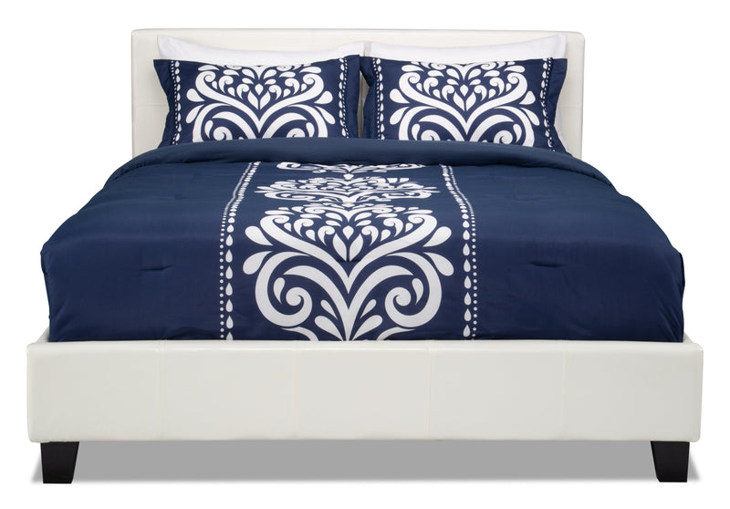Chase Queen Bed - White 