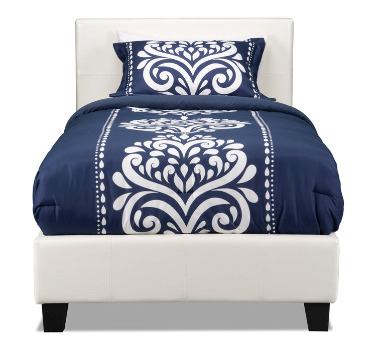 Chase Twin Bed - White