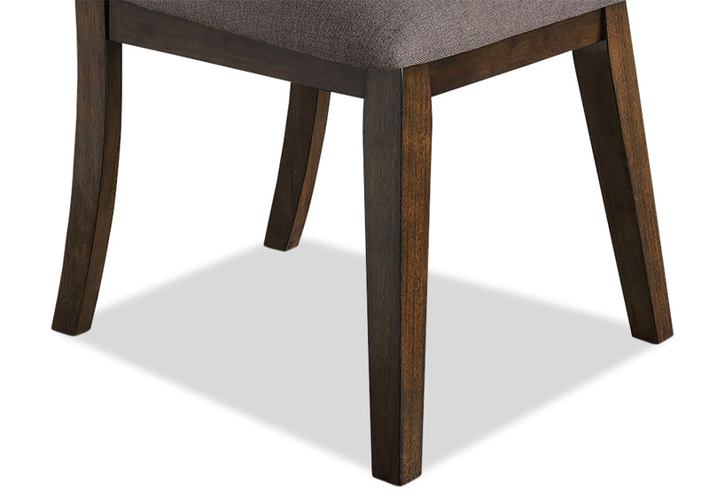 Chelsea Fabric Dining Chair – Brown