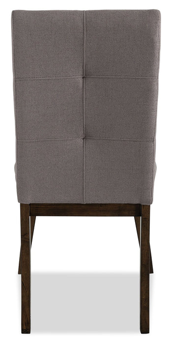 Chelsea Fabric Dining Chair – Brown