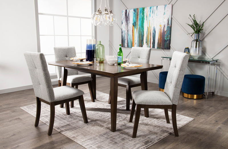 Chelsea 5-Piece Dining Package - Grey Brown