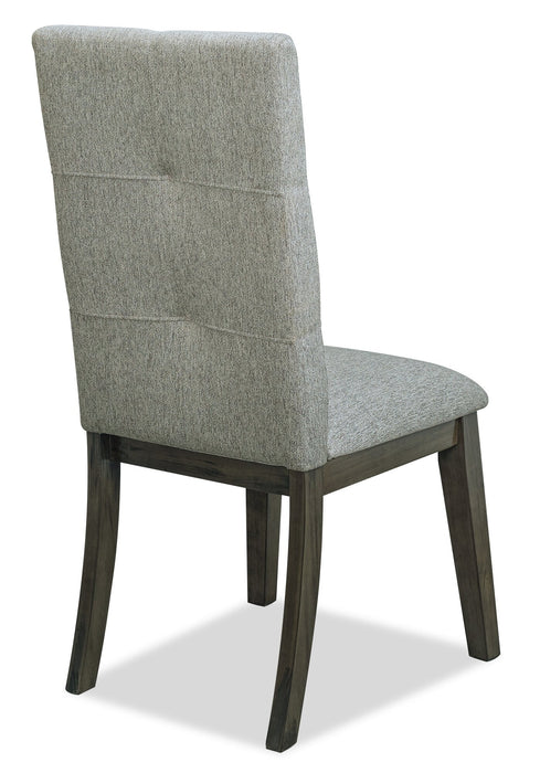 Chelsea Fabric Dining Chair - Grey Brown