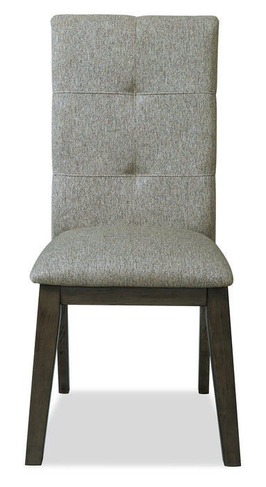Chelsea Fabric Dining Chair - Grey Brown