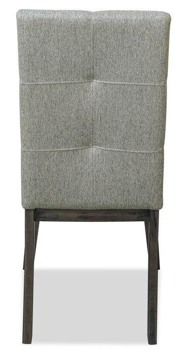 Chelsea Fabric Dining Chair - Grey Brown