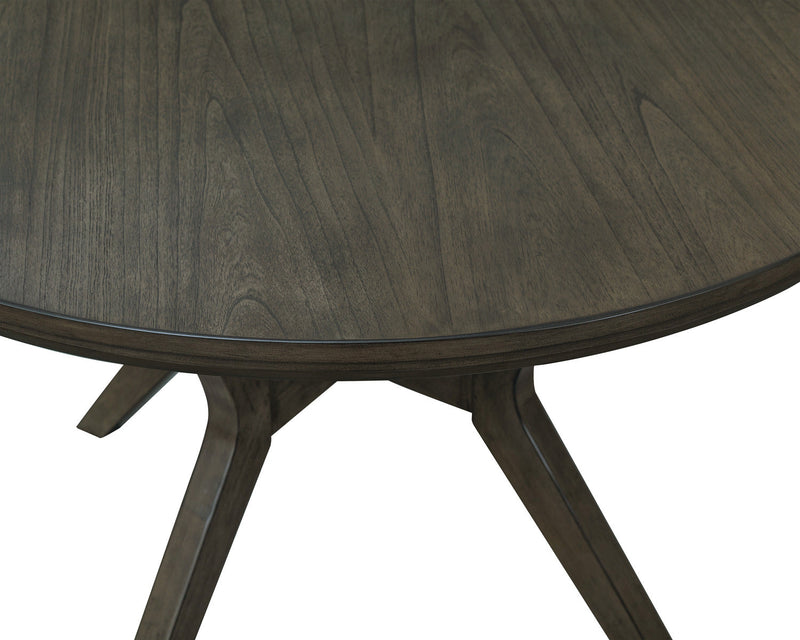 Chelsea 5-Piece Round Dining Package - Grey Brown