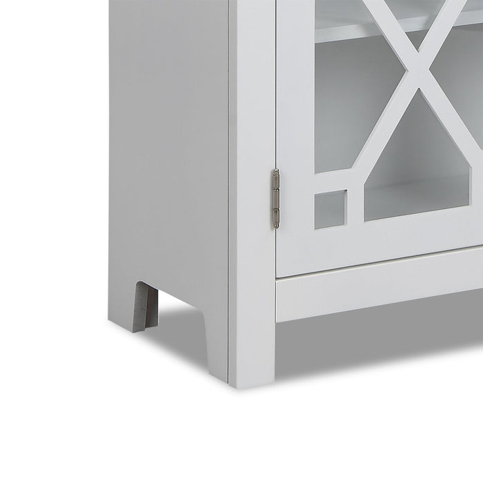 Clary Accent Cabinet - White