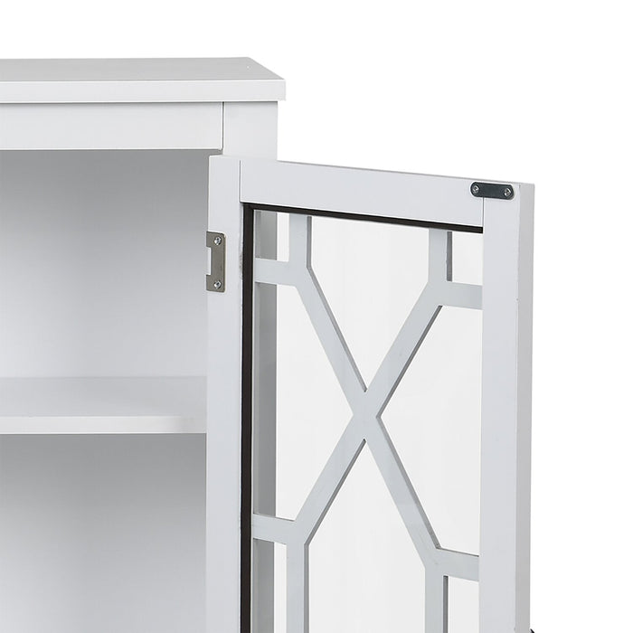 Clary Accent Cabinet - White