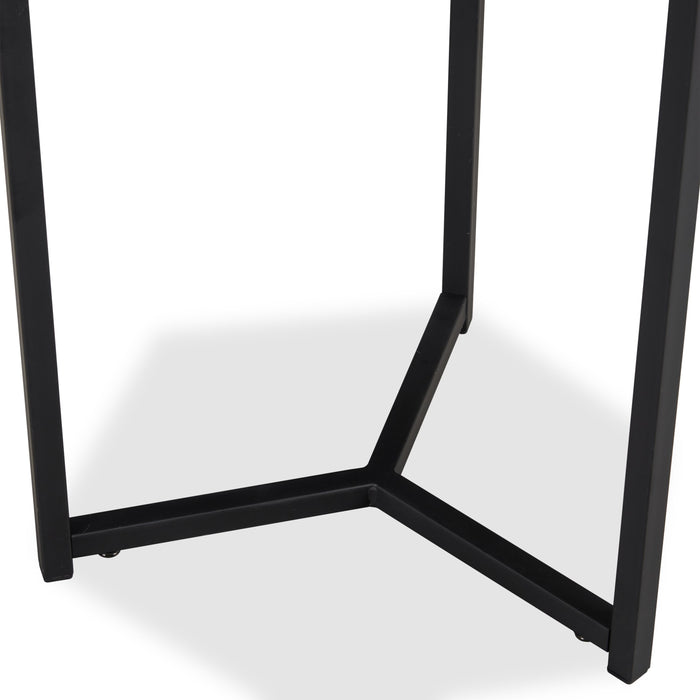 Cleo 3-Piece Chairside Table Package - Brown  