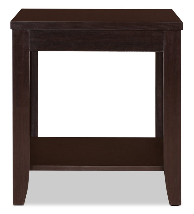 Aspen 3-Piece Coffee and Two End Tables Package - Espresso