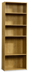Boston 5-Shelf Bookcase – Highland Oak