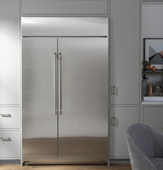 Café 42\" Built-In 25 Cu. Ft. Smart Side-by-Side Refrigerator - CSB42WP2NS1