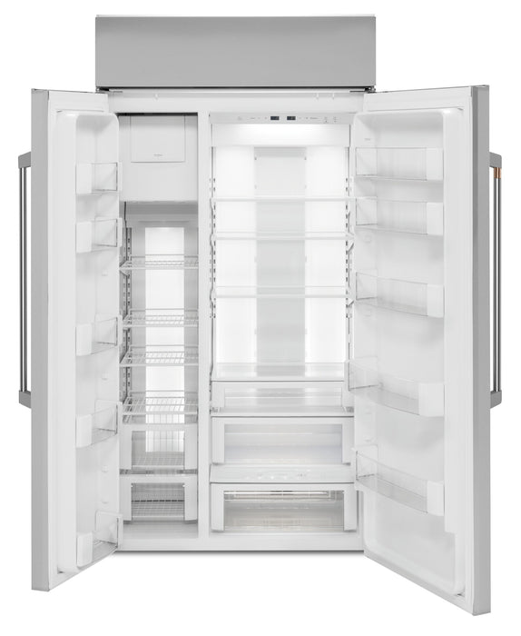 Café 48\" Built-In 29.5 Cu. Ft. Smart Side-by-Side Refrigerator - CSB48WP2NS1