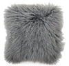 Mongolian 16\" Square Accent Pillow - Grey