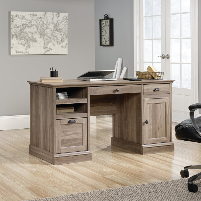 Davon Executive Desk - Salt Oak 