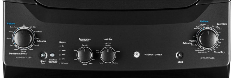 GE Unitized Spacemaker Washer and Electric Dryer Combination – GUD37ESMMDG