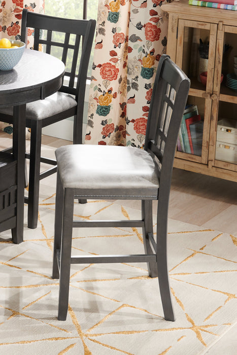 Dena Counter-Height Dining Chair - Grey-Brown