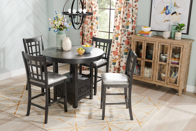 Dena Counter-Height Dining Table - Grey-Brown